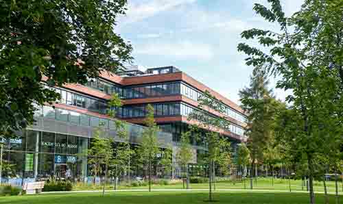 University Green outlets at the Alliance Manchester Business School campus